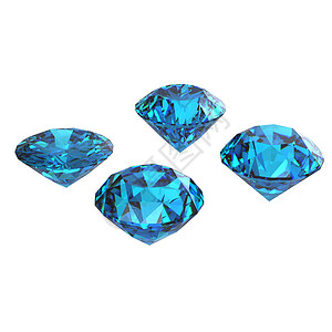 圆形蓝顶水晶版税新娘石头蓝色百万富翁奢华宝石珠宝钻石背景图片