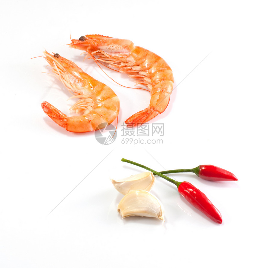 冲刷褐藻食谱龙虾小龙虾奢华拼盘菜单贝类烹饪食物图片