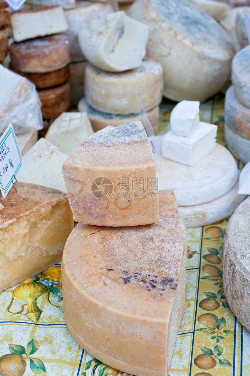 不同种类的奶酪奶制品市场美食生产熟食农业食物图片