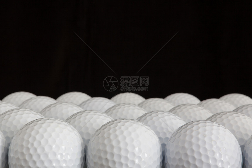 高尔夫球运动白色图片