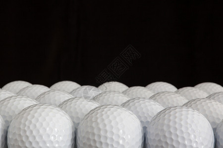 高尔夫球运动白色背景图片