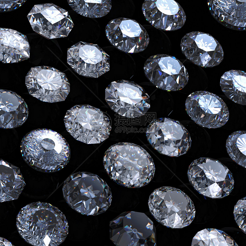 圆极辉煌奢华钻石宝石水晶百万富翁石头皇家圆形版税火花图片