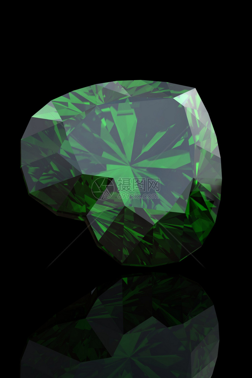 心脏的绿化形状石头圆形未婚妻皇家火花宝石版税水晶珠宝奢华图片