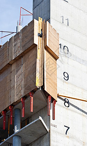 建筑工地密封城市护套套装地板工人公寓框架地面石工背景图片