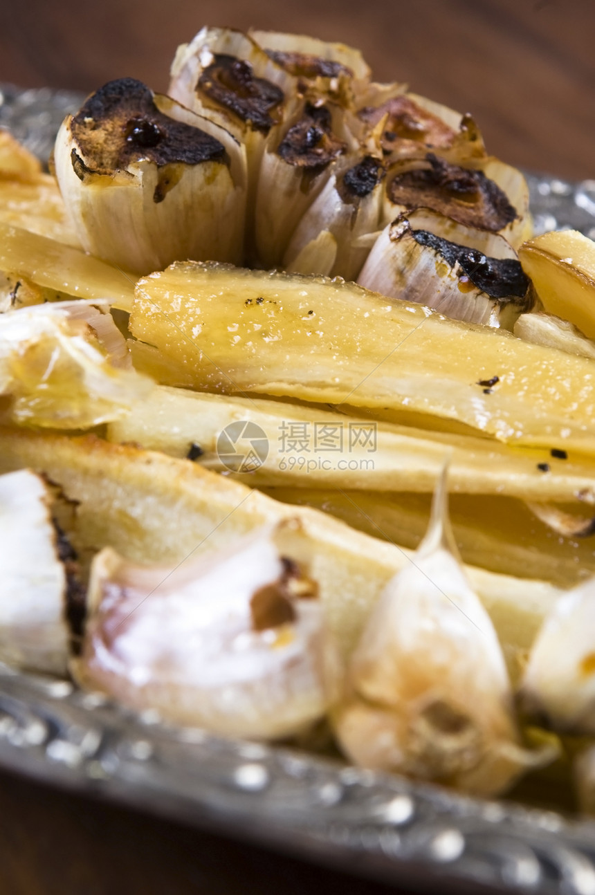 蜜酱中加糖和大蒜大豆文化饮食食物蜂蜜餐厅熟食香菜胡椒草药图片