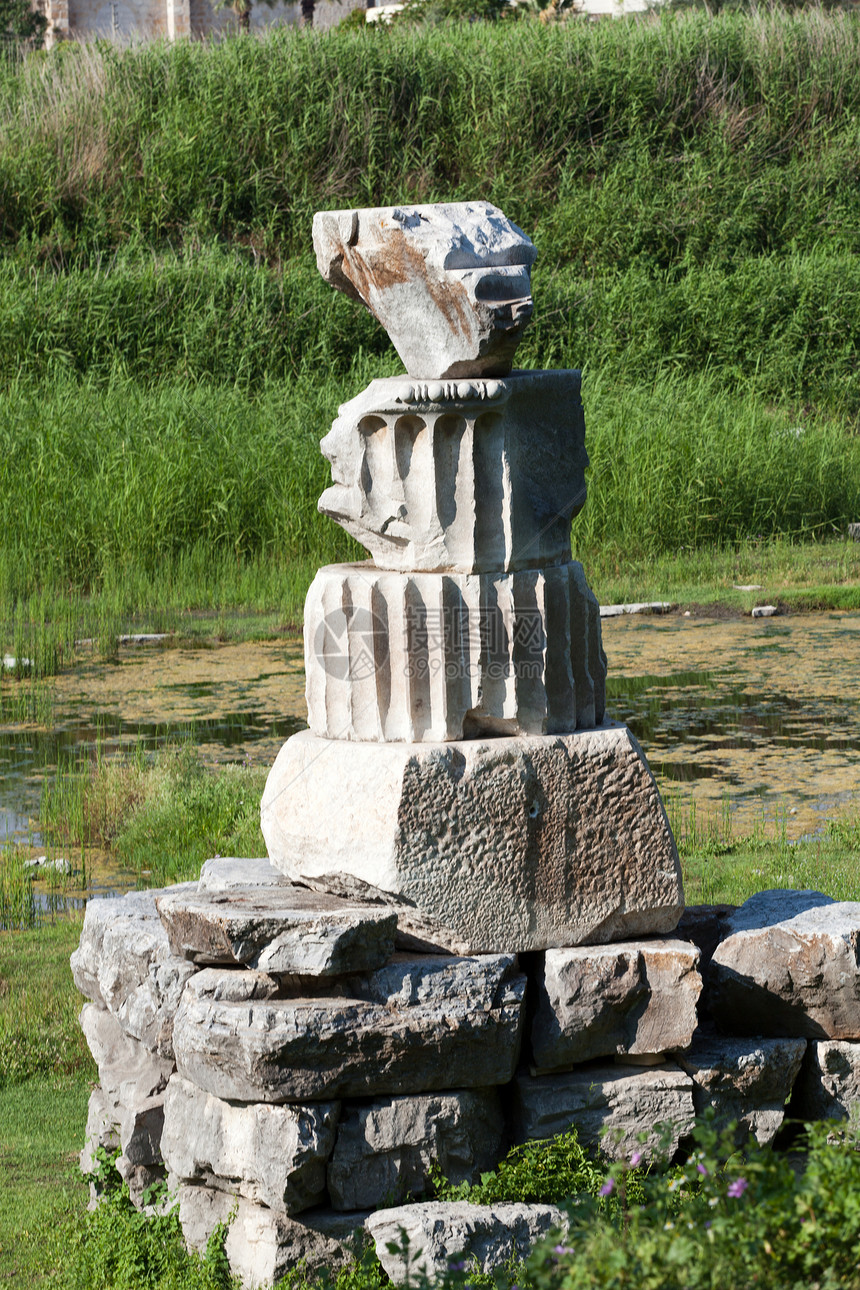 阿耳特弥弥斯寺 古代世界七奇迹之一建筑场景假期历史艺术岩石寺庙历史性火鸡吸引力图片