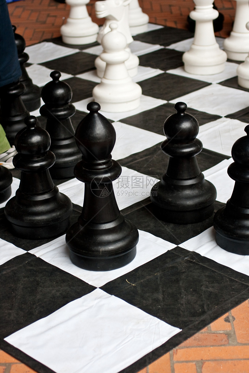 象棋游戏战略移动棋王水平女王白色棋子爱好图片