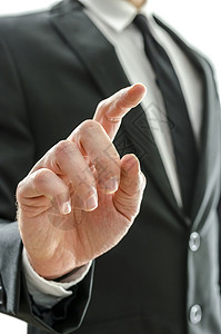 商务人士用尖手指的手背景图片