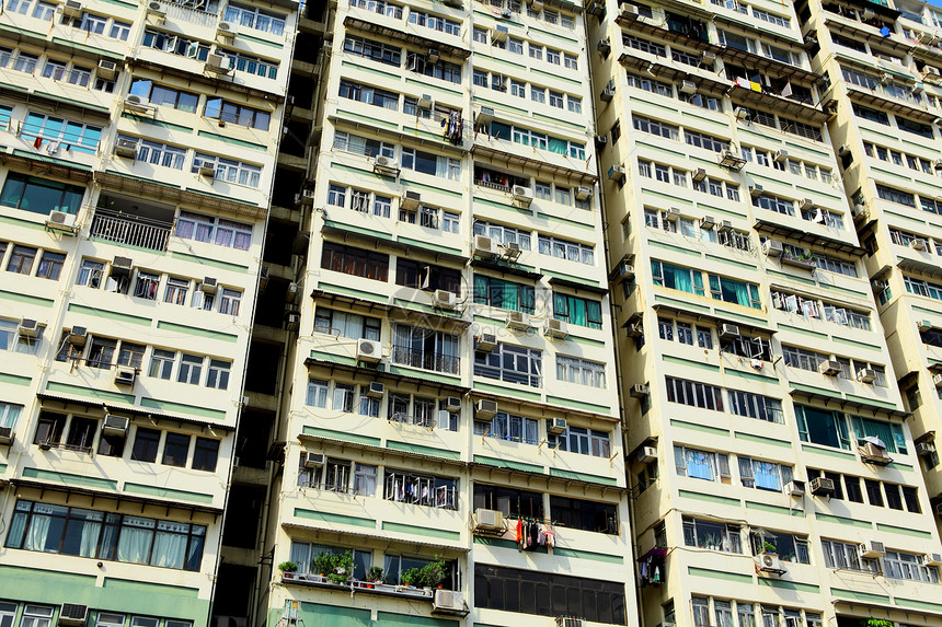 香港旧大楼不动产摩天大楼财产窗户天空窗帘高楼抵押生活建筑图片
