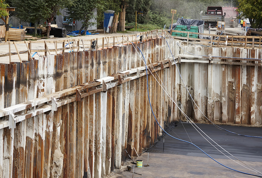 建筑工地项目基础设施机器建筑学职场金属灰尘建造财产职业图片