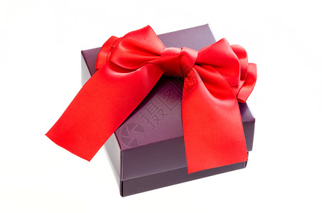 礼品盒红色摄影展示角落丝绸生日白色胸部框架盒子背景图片