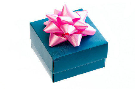 礼品盒丝绸庆典丝带胸部生日框架礼物粉色摄影盒子背景图片