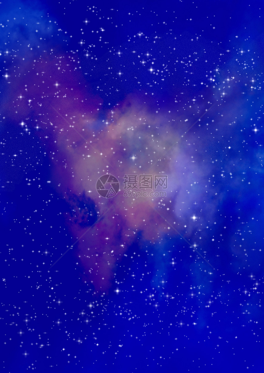 在空间和星云的星域渲染星系科学行星敬畏天文学气体紫色勘探乳白色图片