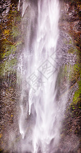 穆尔诺马瀑布瀑布瀑布抽象哥伦比亚峡谷俄勒冈州高清图片