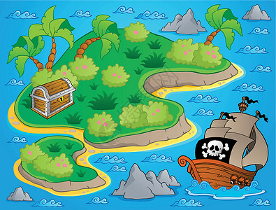 岛屿和珍宝主题1背景图片