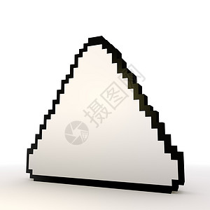 时尚白色背景中的图形三角形符号Name背景图片