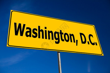 美国黄松黄路标志邮政旅游黄色街道首都路线天空国家路牌交通背景