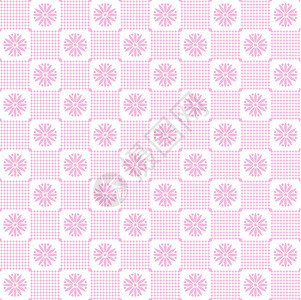 无缝花纹墙纸创造力白色条纹装饰叶子粉色插图绘画背景图片