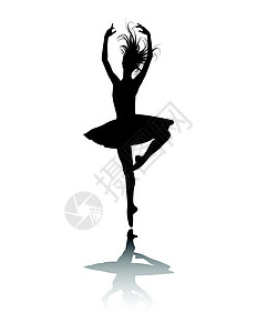 芭蕾舞团的矢量短裙反射文化姿势音乐女孩舞蹈家女性艺术家运动设计图片