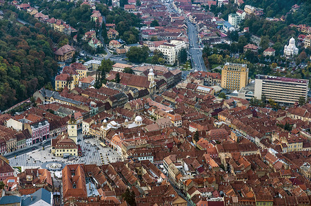 喀琅施塔得罗马尼亚布拉索夫市的景象背景