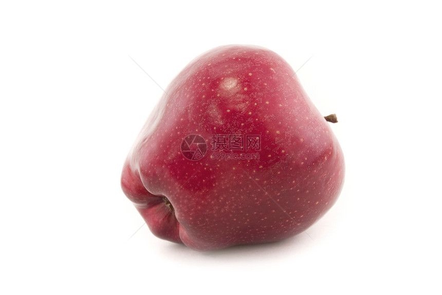 白上孤立的苹果小吃水果红色美食果汁液体食物早餐图片