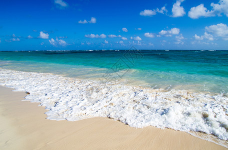 热带海洋棕榈旅行日落海浪气候地平线天空波纹太阳阳光高清图片