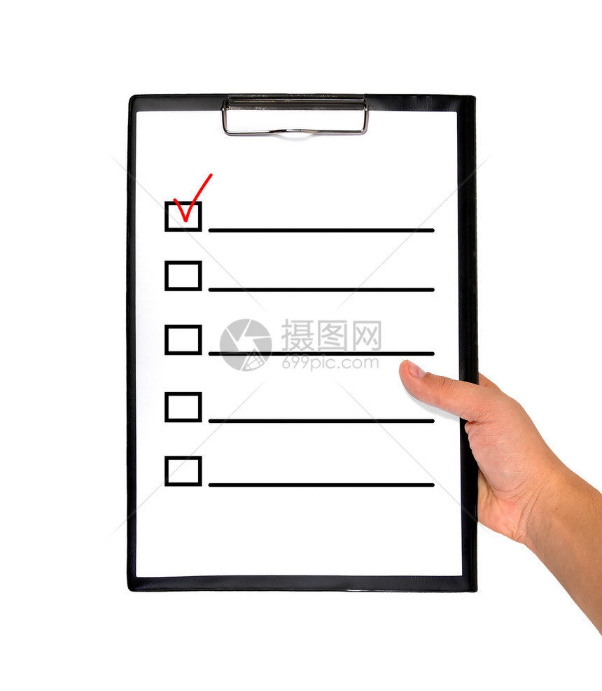 剪贴板设计补给品报告清单协议黑色记事本选举软垫元素图片