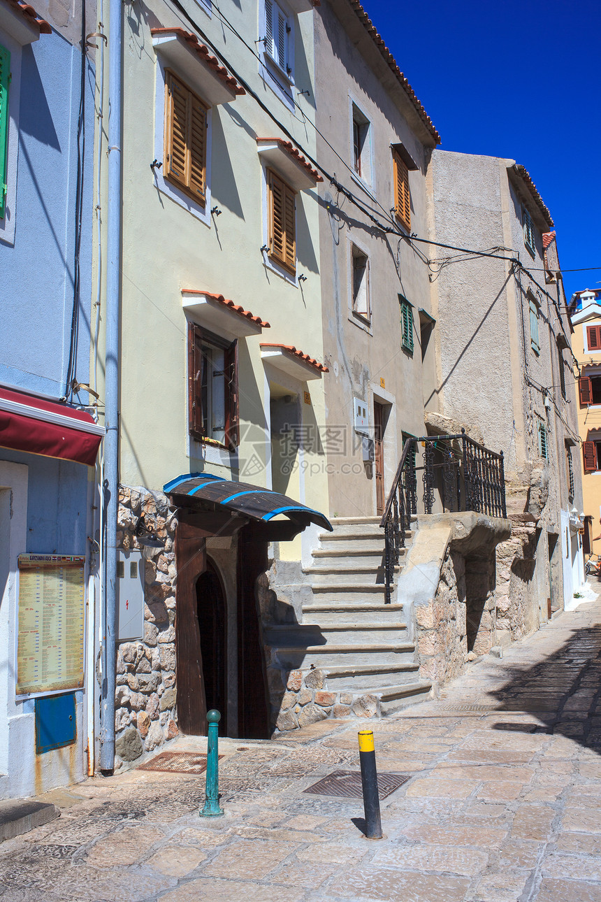 克罗地亚巴斯卡镇街道脚步城市楼梯假期房屋图片