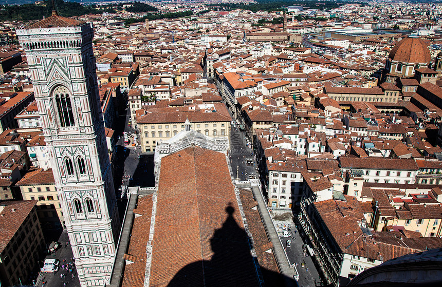 佛罗伦萨全景文化艺术地标教会圆顶旅行城市大教堂游客建筑图片