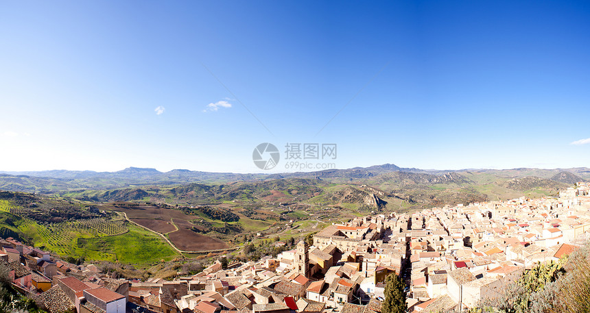 远东 风景村庄居民土地房屋爬坡农村国家图片