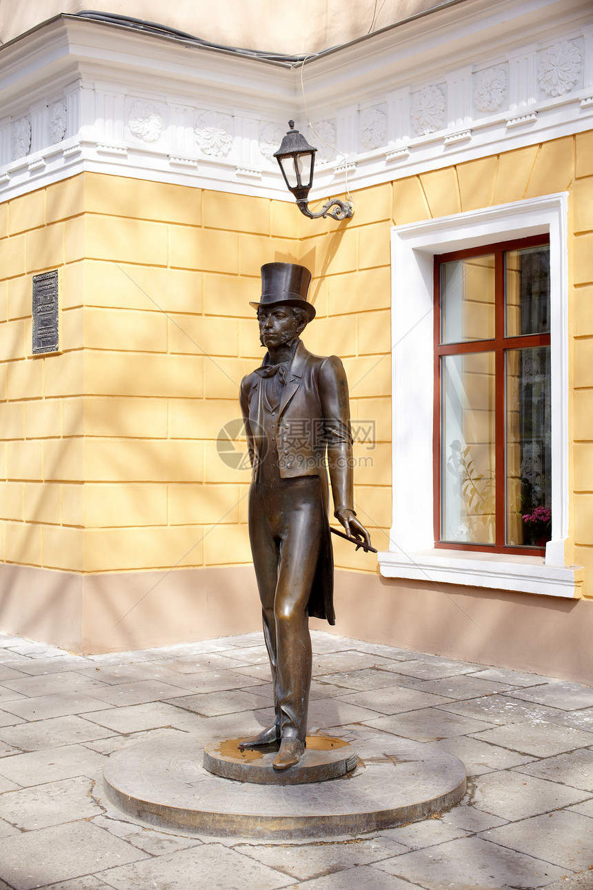 Odessa 铜质纪念碑游客旅游艺术街道城市男人雕像伙计帽子雕塑图片