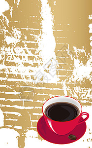 茶叶手机端模板餐厅 咖啡馆 咖啡和茶叶的小册子菜单设计推广模板背景标签午餐纸板插图饮食食物背景