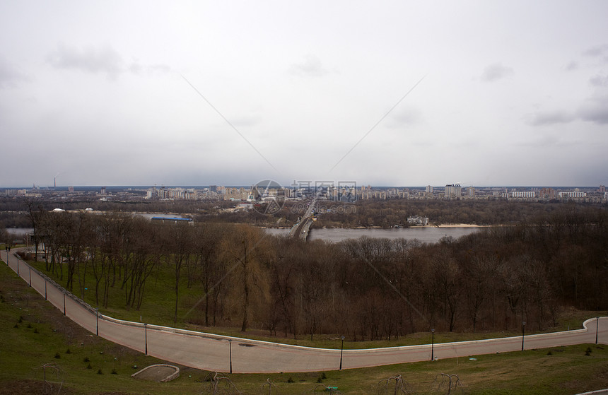 基辅Dnepr河的Viev图片