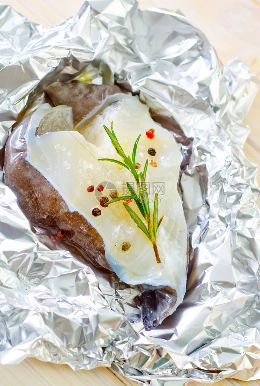 生鱼美食海鲜厨房胡椒鱼片蔬菜饮食香料挫败烹饪图片