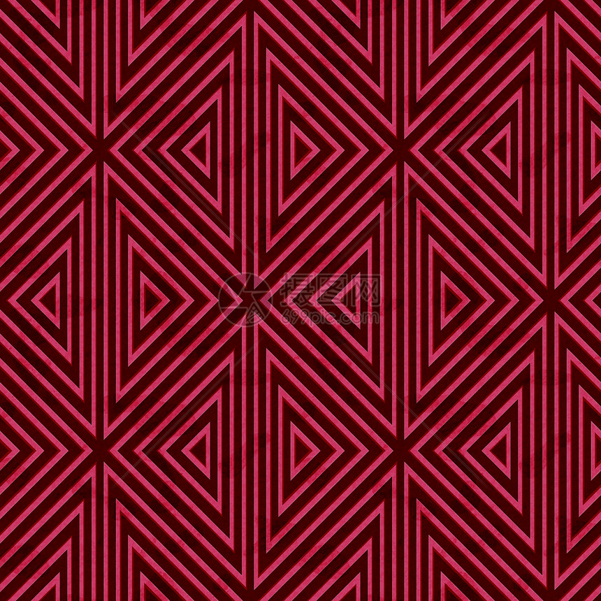 几何无缝模式三角形线条插图位图几何学艺术墙纸红色图片