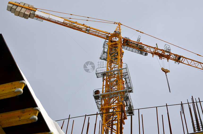 建筑起重机建造房屋住宅景观房地产多层建筑学工作框架商业摩天大楼天空图片