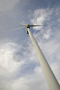 空中风力涡轮背景图片