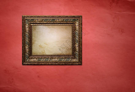 带有图片的边框框架墙纸照片边界红色材料文化木头构图棕色背景图片