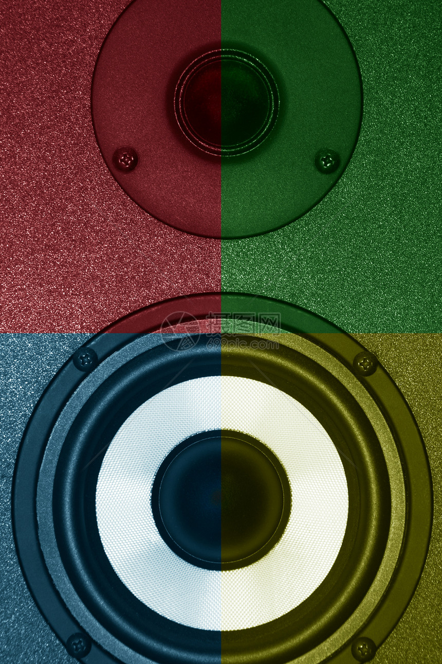 彩色声响系统图片