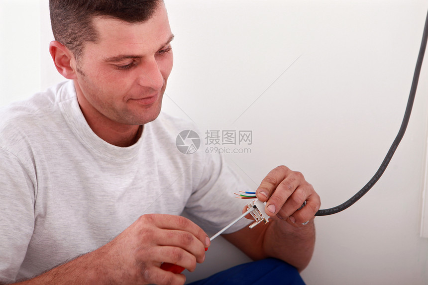 电气装配插头插座活力别针男人力量贸易维修螺丝电压工具图片
