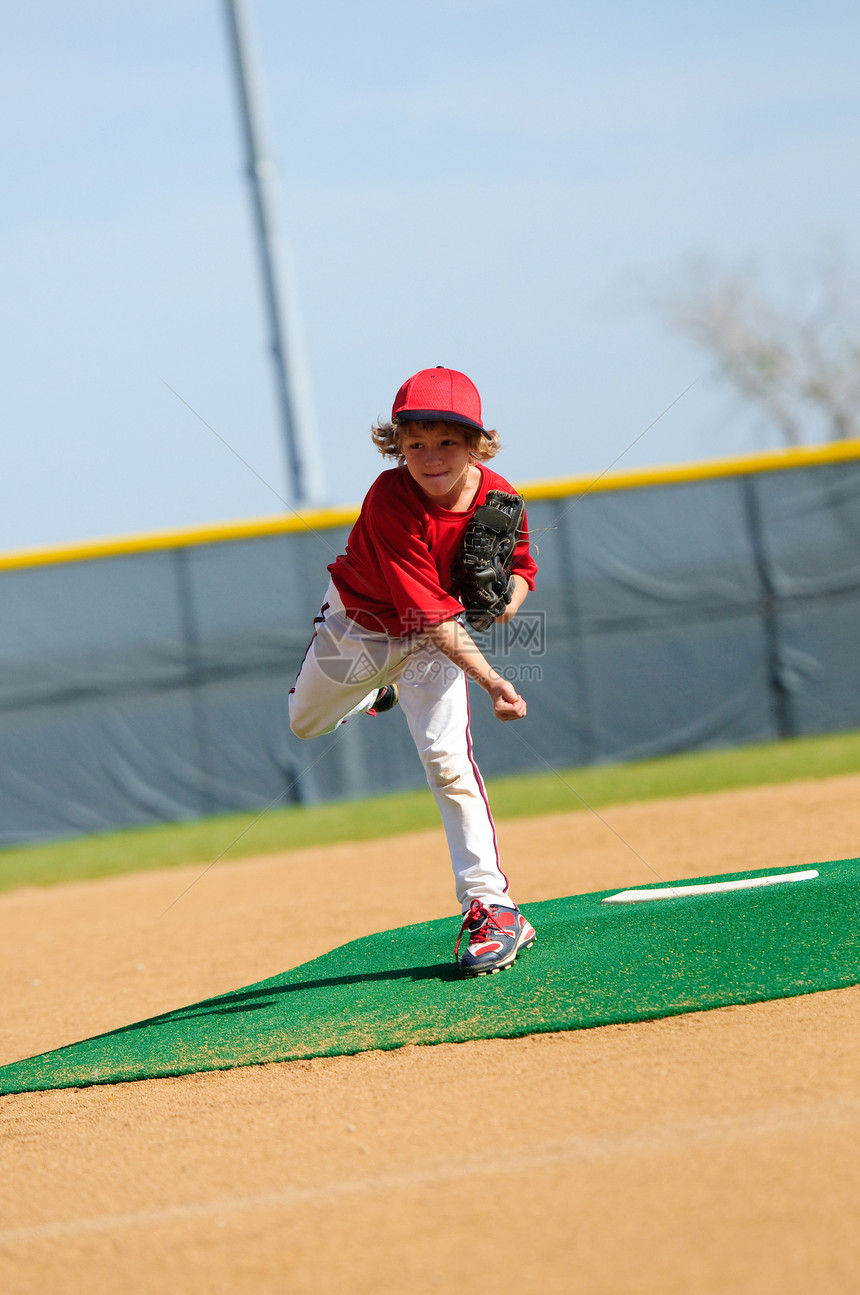 小联盟投手青年球衣孩子棒球沥青男生图片