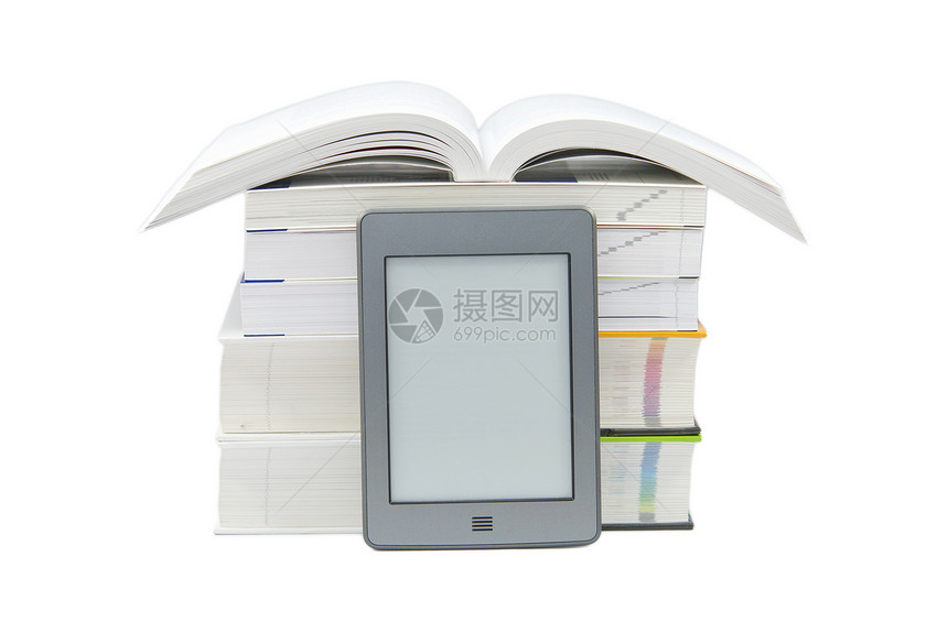 EBook 阅读器技术电子图书馆工具读者空白展示药片白色电脑图片