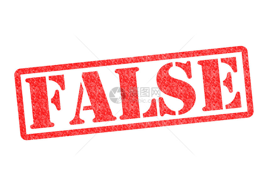 FALSE 橡胶印章说谎者图章虚幻测试红色邮票探测器考试调查问卷骗局图片