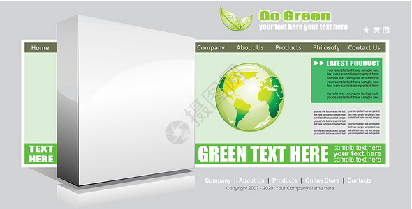 环境绿色模版网站网址背景图片