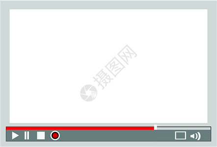 视频播放器菜单录像倒带互联网电脑溪流磁带娱乐屏幕网络记录背景图片