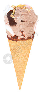 冰淇淋香草小吃食物奶油甜点锥体坚果背景图片
