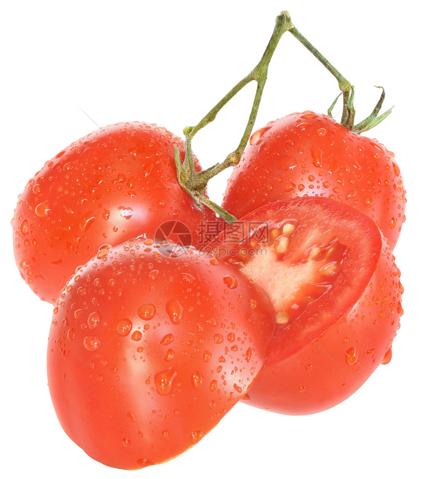 番茄水果小吃食物蔬菜美食沙拉红色图片