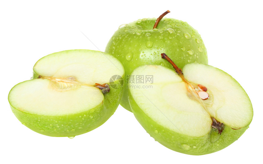 苹果营养食物水果绿色养分图片