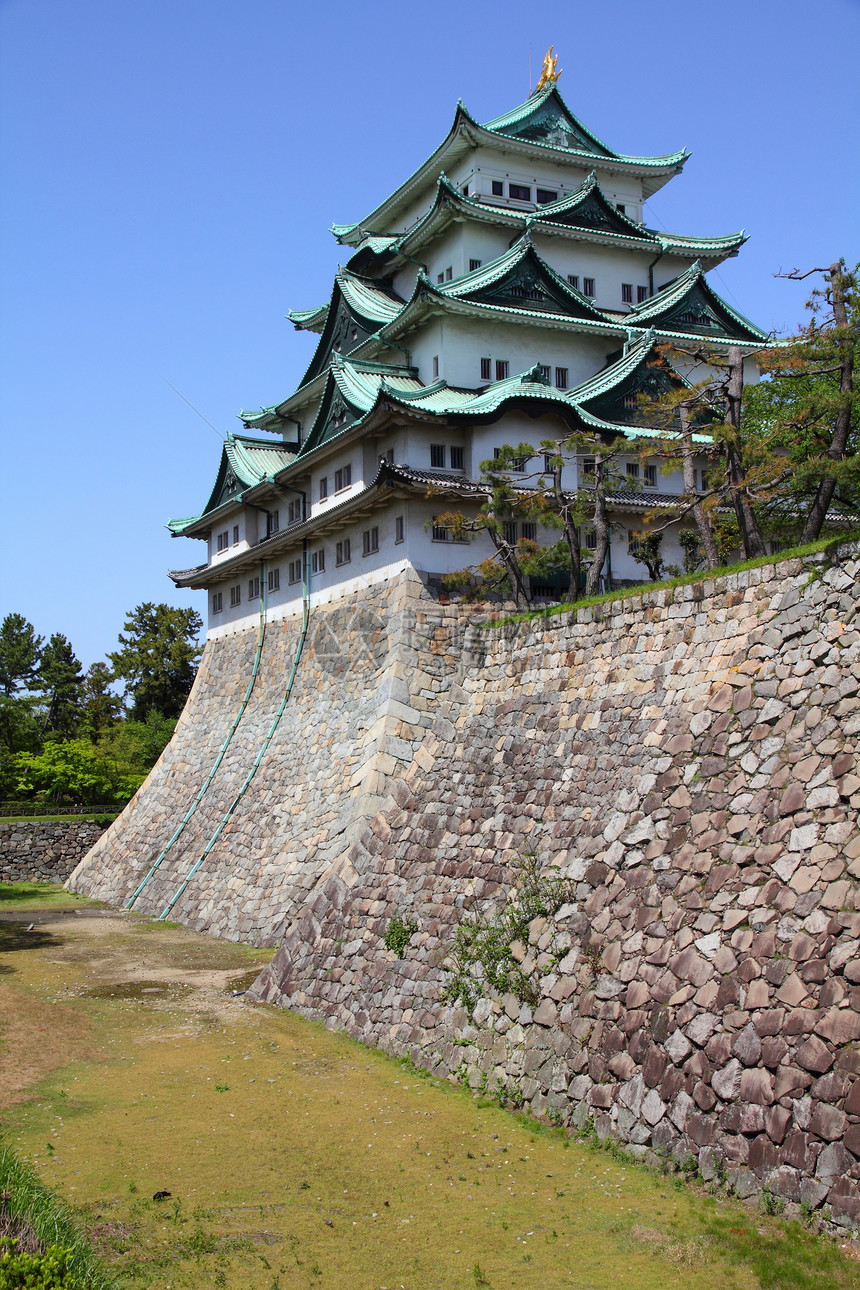 名古屋城堡宗教旅行护城河文化旅游建筑地标观光建筑学图片