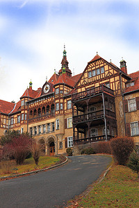 科瓦里医院建筑医院建筑学城堡背景图片